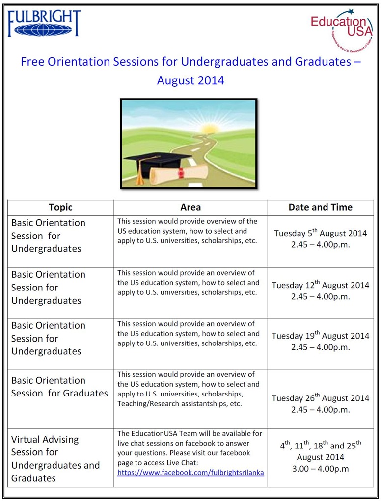 Orientation Flyer - August